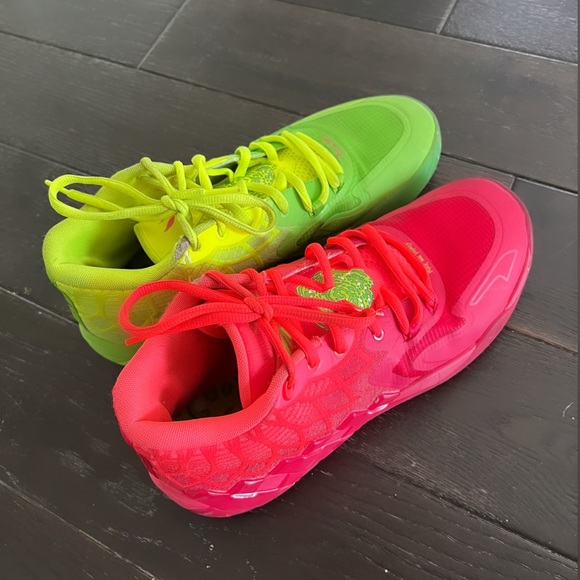 pink lamelo shoes